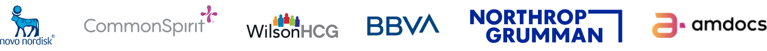 Logo of IBM, Cognizant, Accenture, Hilton, Wayfair, Humana